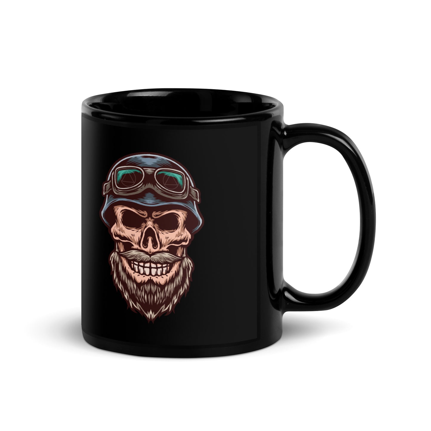 Biker Skull Mug