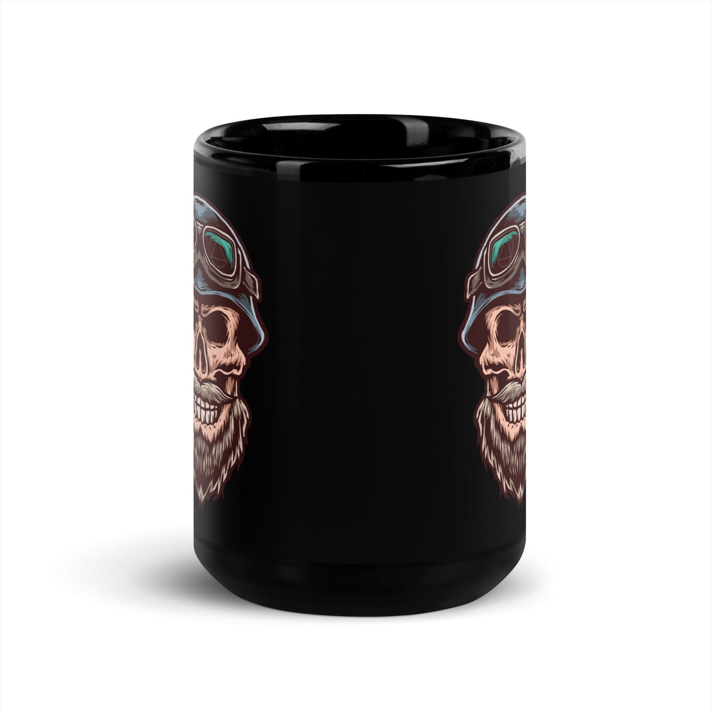 Biker Skull Mug