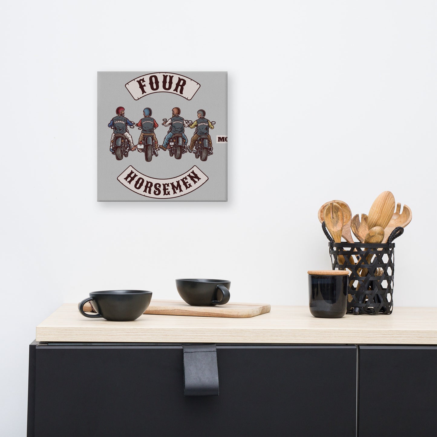 Four Horsemen Canvas Print