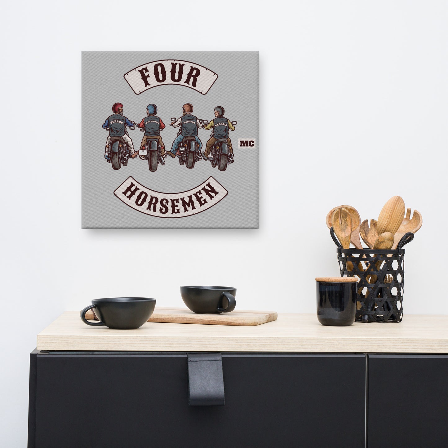 Four Horsemen Canvas Print