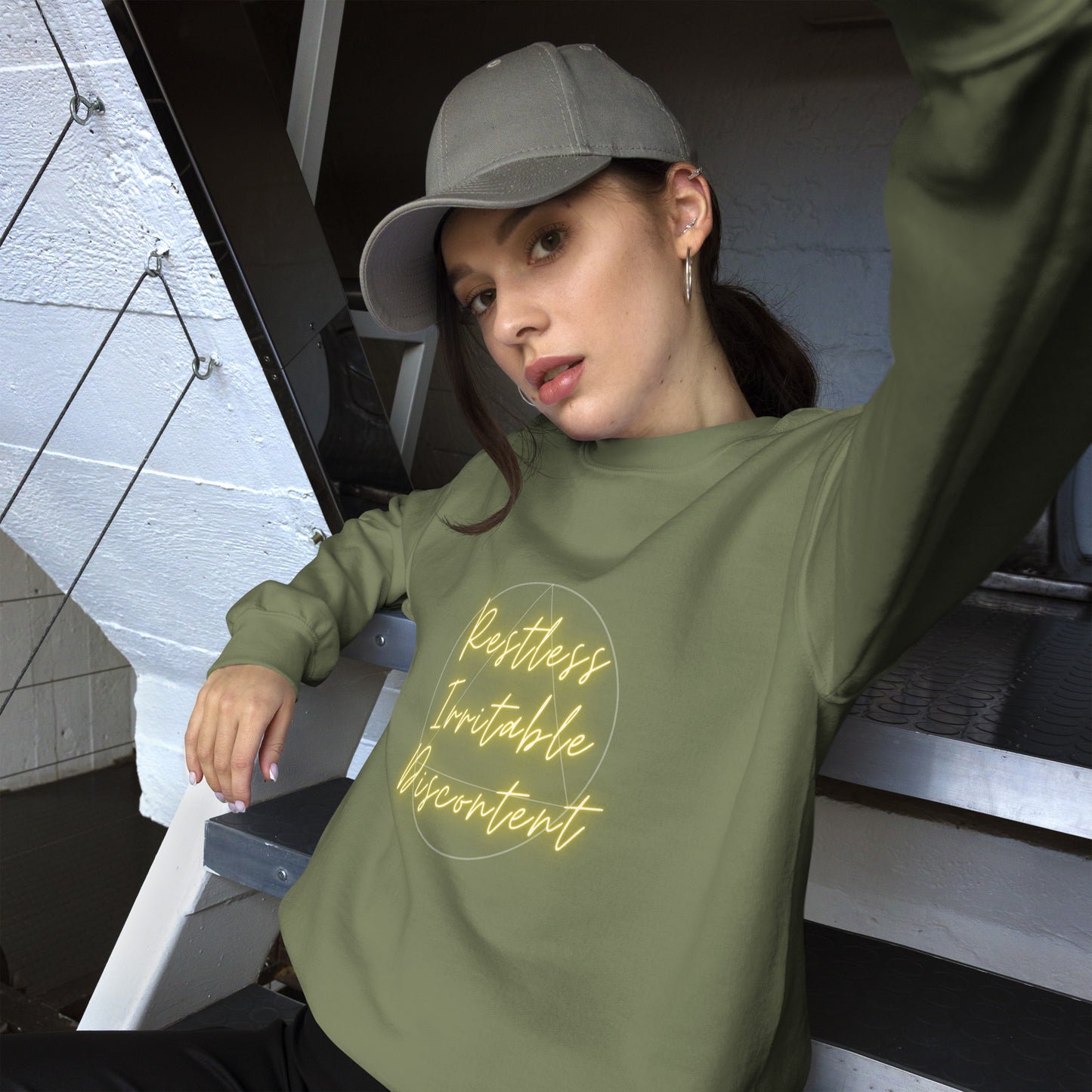 Restless Irritable Discontent Sweatshirt