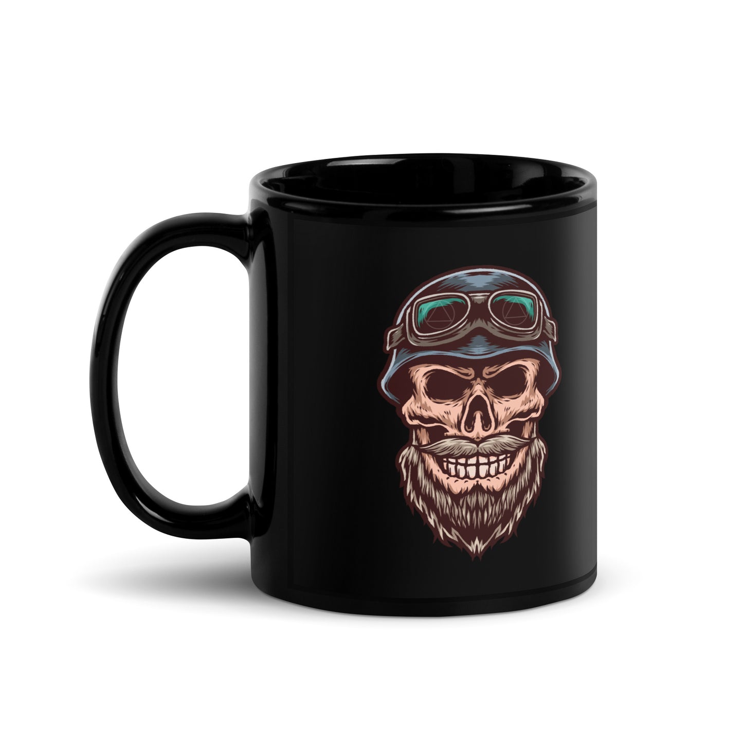 Biker Skull Mug