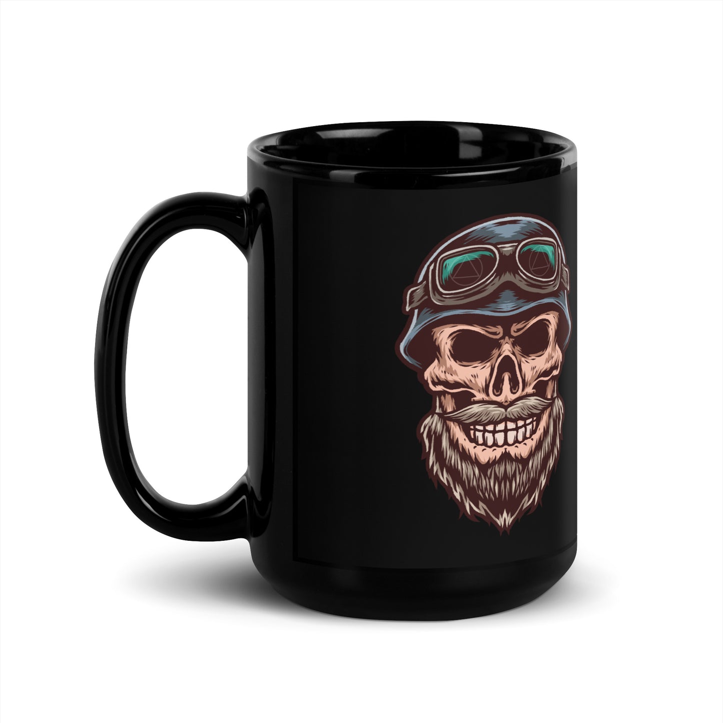 Biker Skull Mug