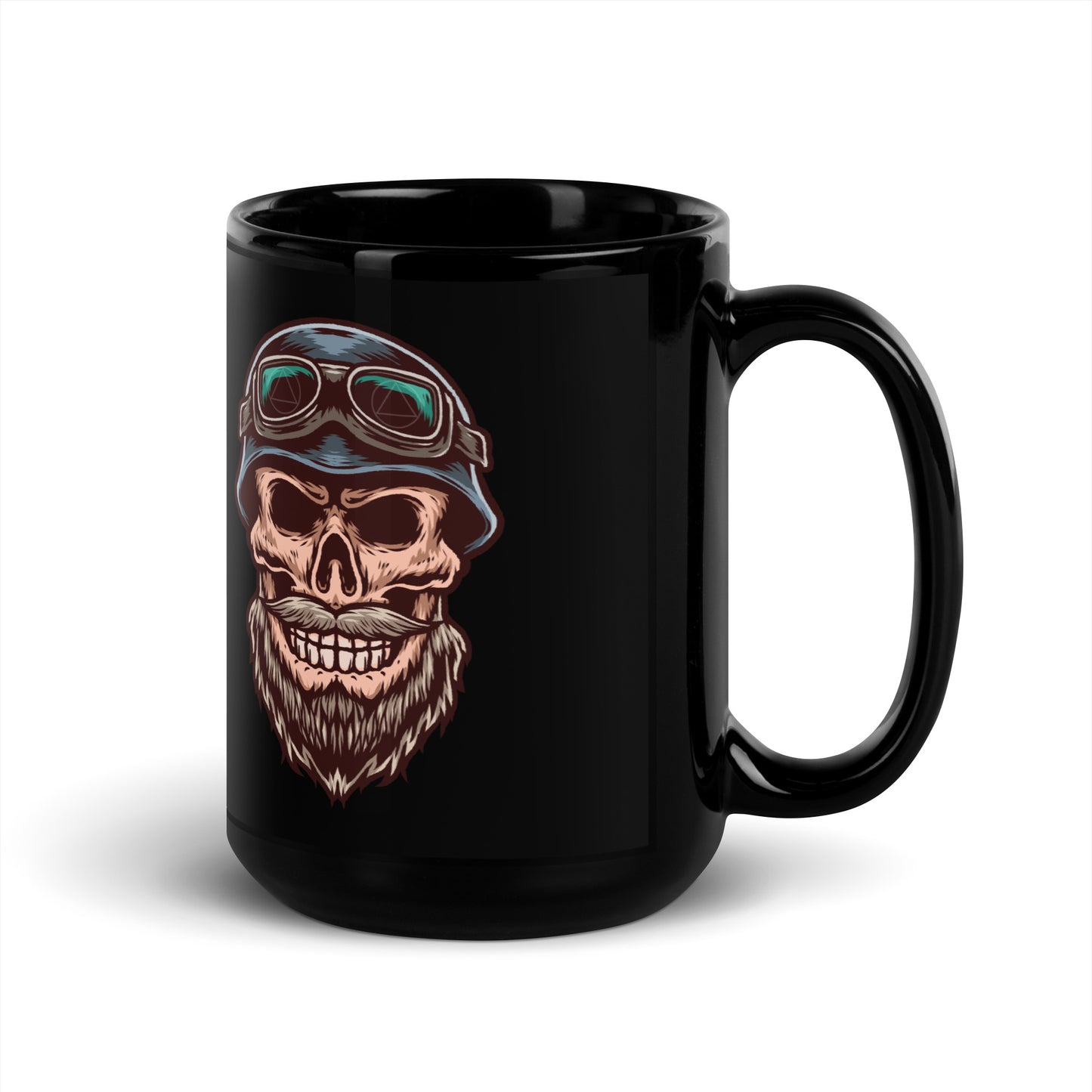 Biker Skull Mug