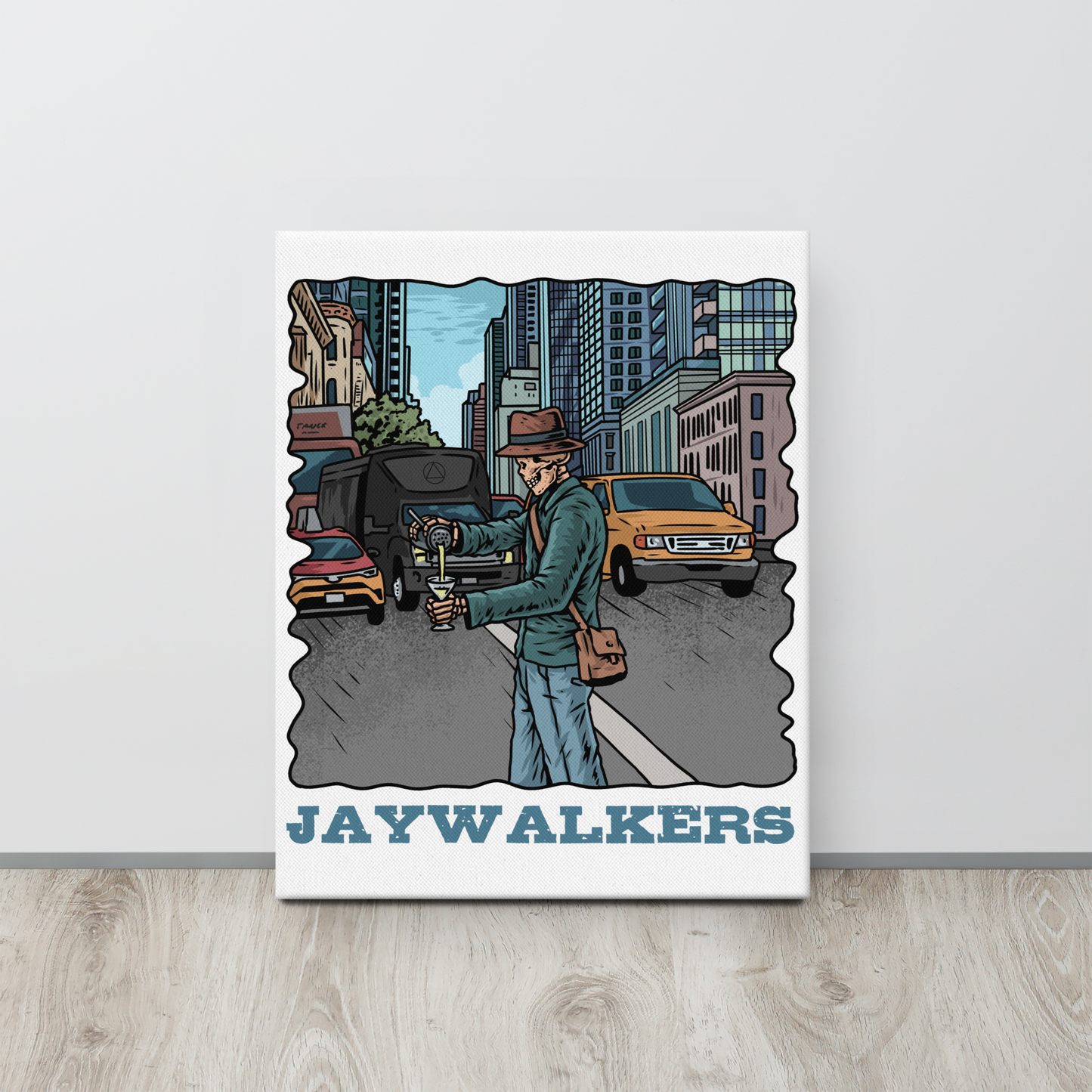 Jaywalkers Canvas Print