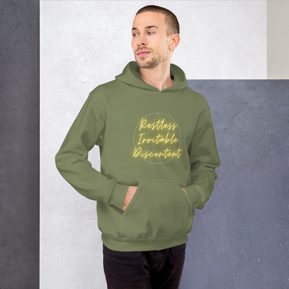 Restless Irritable Discontent Hoodie